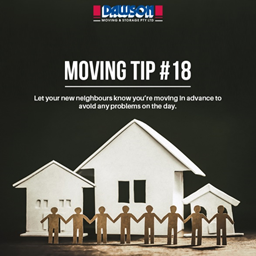 Moving tip checklist Dawson moving & Storage