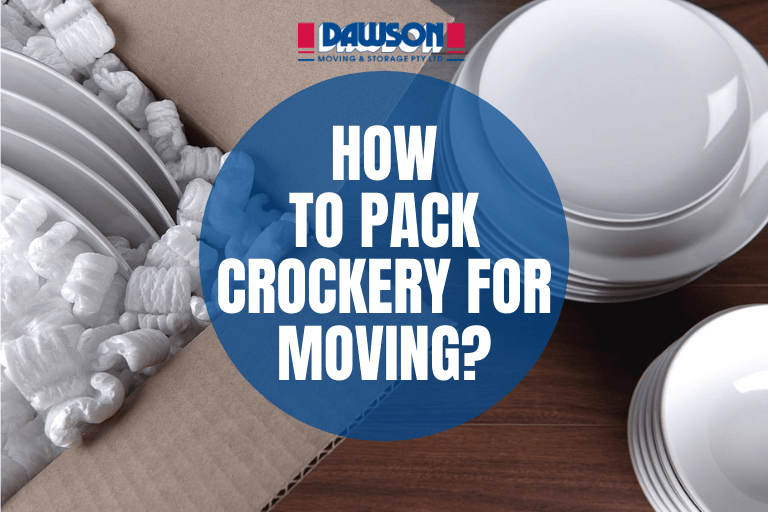 How to pack crockery for moving