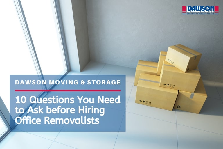 hiring office removalists